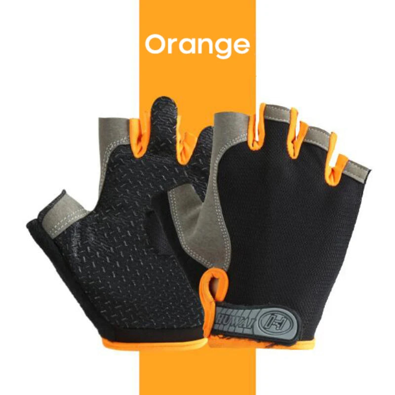 Atmungsaktive Halbfingerhandschuhe mit rutschfestem Grip – leicht, bequem und ideal für Radfahren, Fitness oder Training.