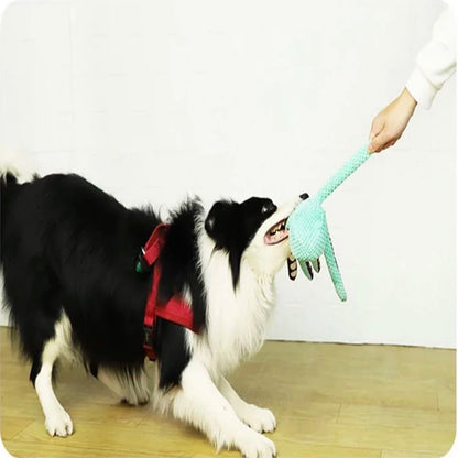 Plüsch-Oktopus Hundespielzeug mit Geräuschfunktion – robust, interaktiv und ideal als Spiel- und Kuschelpartner gegen Langeweile.