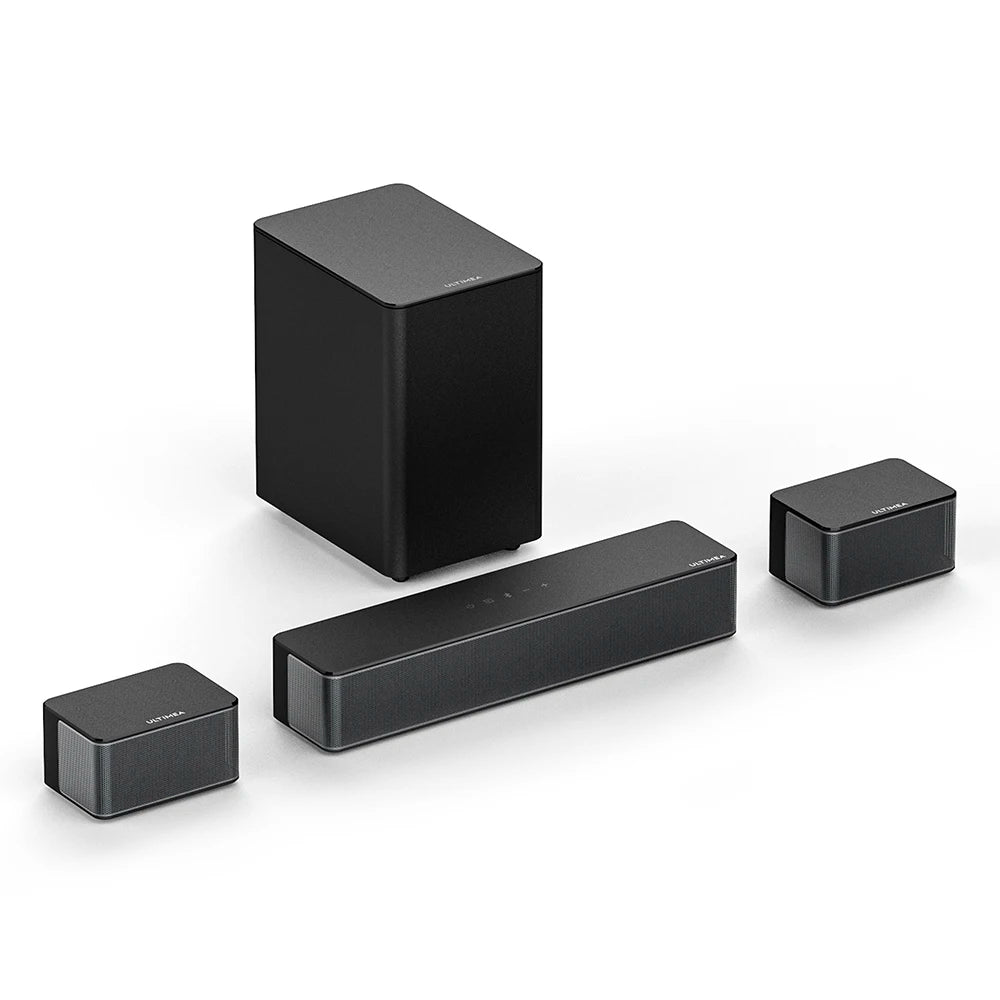 5.1 Soundbar mit 320W, 3D Surround, Subwoofer & Rücklautsprechern für TV
