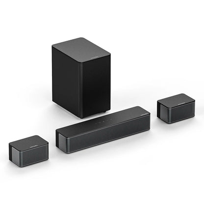 5.1 Soundbar mit 320W, 3D Surround, Subwoofer & Rücklautsprechern für TV