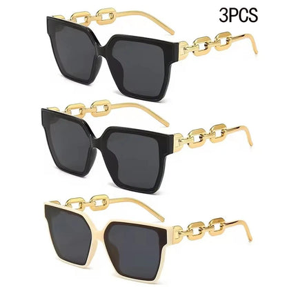 Vintage Rechteck-Sonnenbrille im Cat-Eye-Design – 2023er Brand-Style, retro & elegant, ideal für Damen beim Fahren oder als Fashion-Accessoire.