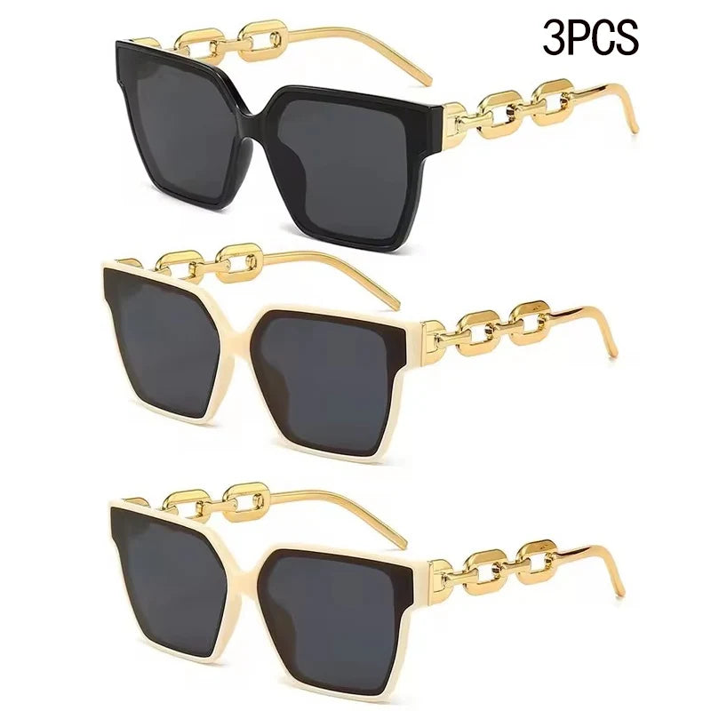 Vintage Rechteck-Sonnenbrille im Cat-Eye-Design – 2023er Brand-Style, retro & elegant, ideal für Damen beim Fahren oder als Fashion-Accessoire.