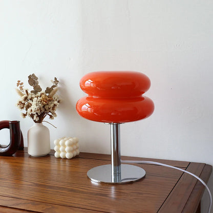 Macaron-Glas-Tischlampe mit dreifacher Dimmung – stimmungsvolles Design