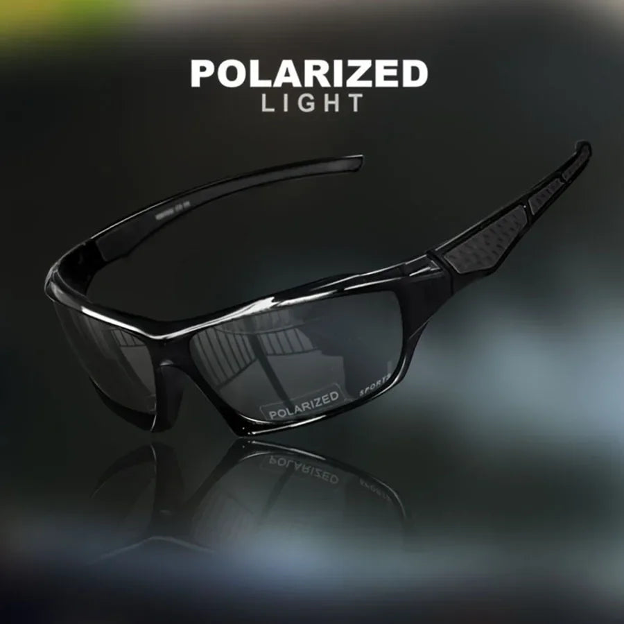 Polarisierte Sport-Sonnenbrille mit rundem Metallrahmen – unisex, UV400-Schutz und ideal für Outdoor, Sport & stylische Alltagslooks.