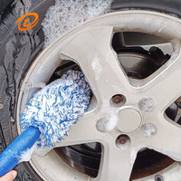Plüsch-Mikrofaserbürste für Felgen und Reifen – schonende Reinigung, effektiv gegen Schmutz, ideal für die Autopflege.