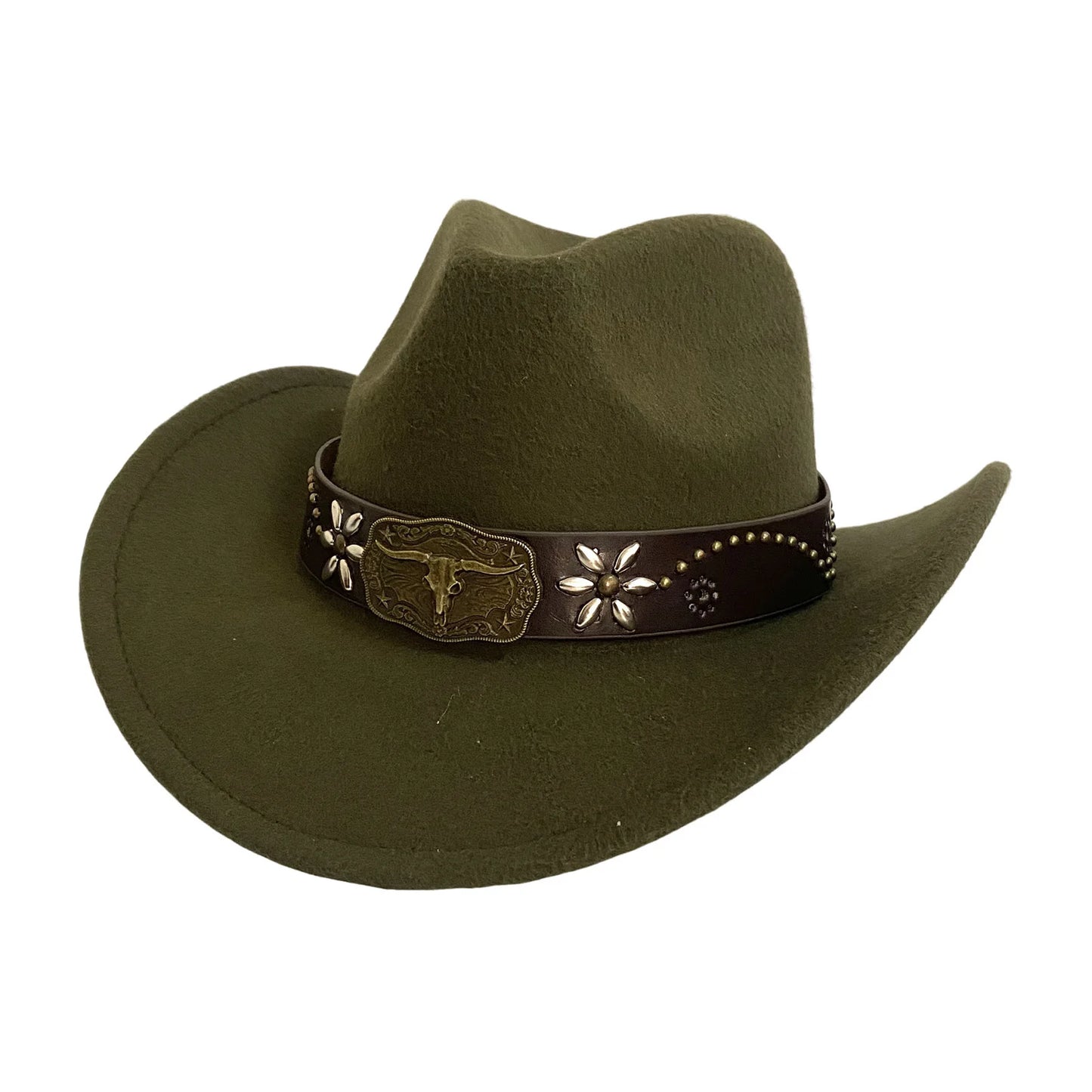 Western Cowboyhut im Retro-Stil mit breiter Krempe – stylisch und luftig für sonnige Tage.