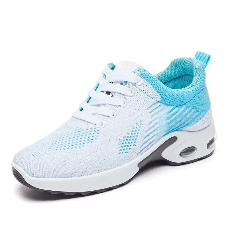 Leichte Damen-Laufschuhe mit atmungsaktivem Mesh & Air-Cushion-Sohle – bequem, schnelltrocknend und ideal für Sport, Training oder Alltag.