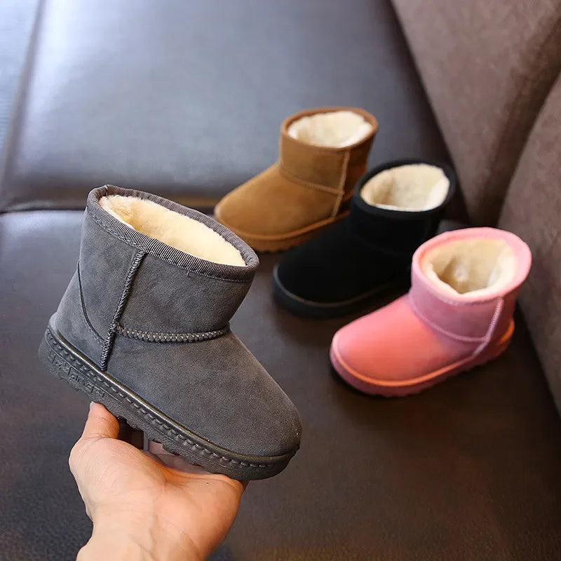 Kinder Schneeboots – Warme Stiefel aus Baumwolle für Mädchen und Jungen