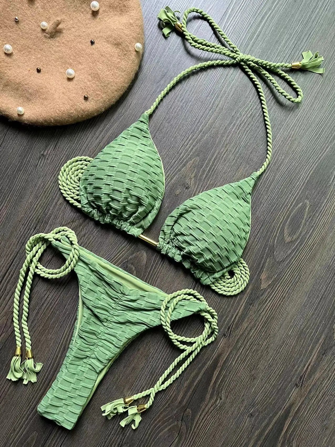 Push-Up Bikini Set – Zweiteiliges Thong-Design im Brazilian Style