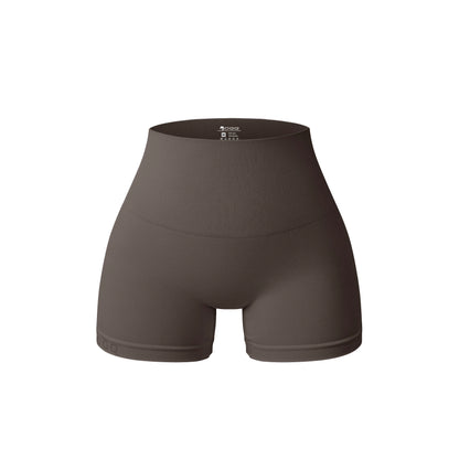 Nahtlose High-Waist Sportshorts – Figurformende Yogashorts mit Hüftlifting-Effekt