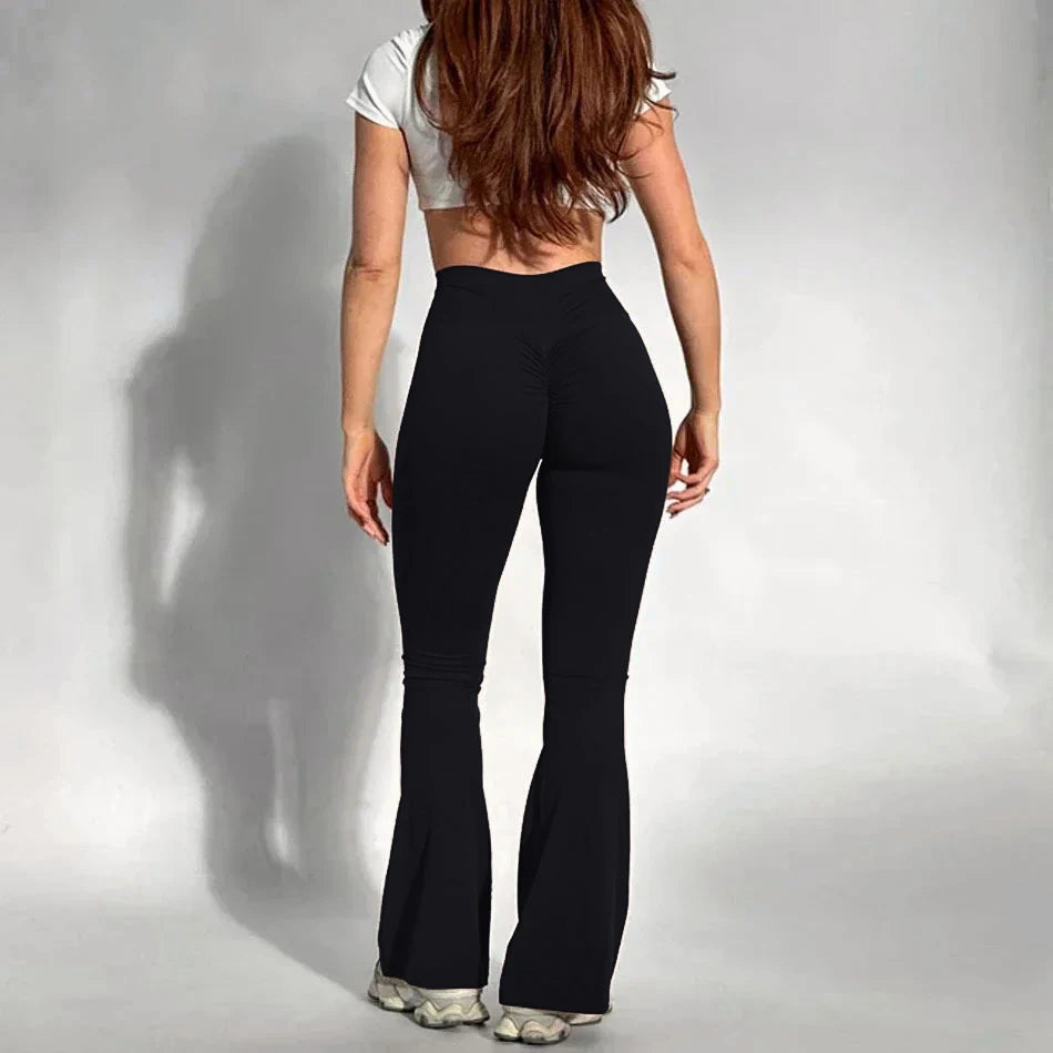 High Waist Fitness-Leggings – Po-Lifting Sporthose mit Scrunch-Design für Training und Gym