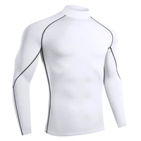 Schnelltrocknendes Kompressionsshirt mit langen Ärmeln – eng anliegend, atmungsaktiv und ideal für Running, Gym oder Training.