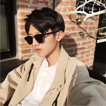 Klassische Sonnenbrille mit ovalem Rahmen & UV-Schutz – unisex, leicht und ideal für Sommer, Autofahren & Alltagslooks.