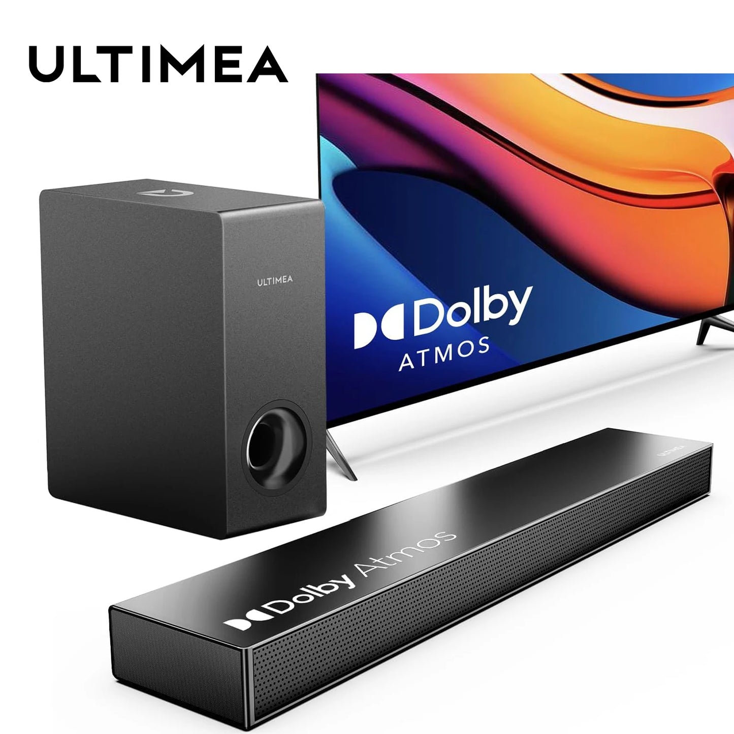 2.1 Soundbar mit Subwoofer & Dolby Atmos für TV & Heimkino