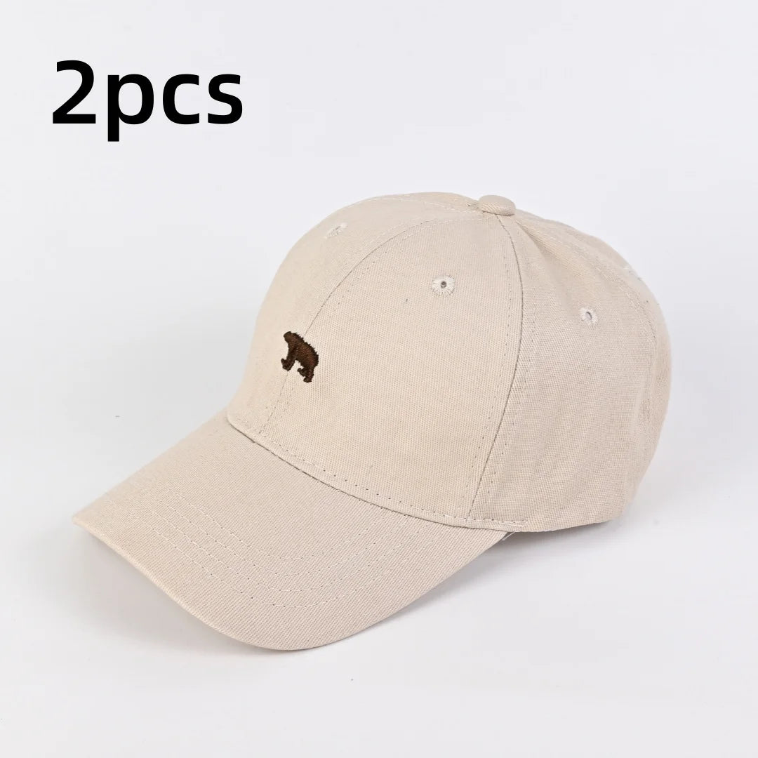Baseball Cap mit Bären-Stickerei – atmungsaktiv, verstellbar und mit UV-Schutz für jeden Tag.