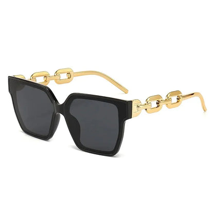Vintage Rechteck-Sonnenbrille im Cat-Eye-Design – 2023er Brand-Style, retro & elegant, ideal für Damen beim Fahren oder als Fashion-Accessoire.