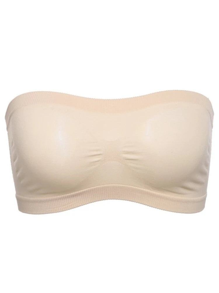 Schulterfreies Bandeau-Top aus Mesh – atmungsaktiv, leicht und perfekt als unsichtbarer Begleiter für sommerliche Outfits.