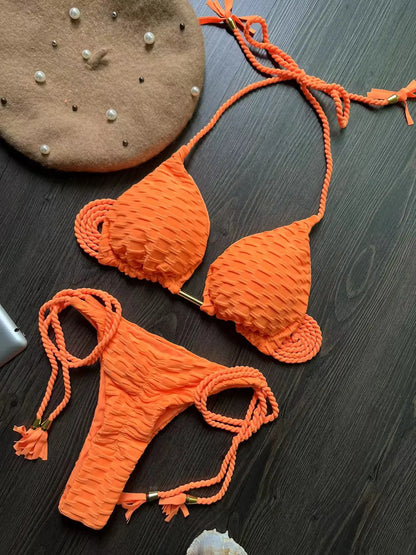 Push-Up Bikini Set – Zweiteiliges Thong-Design im Brazilian Style