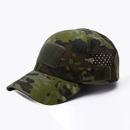 Atmungsaktive Camouflage-Basecap für Herren – mit Sonnenschutz, ideal für Outdoor-Aktivitäten wie Wandern, Angeln, Camping oder Sport.
