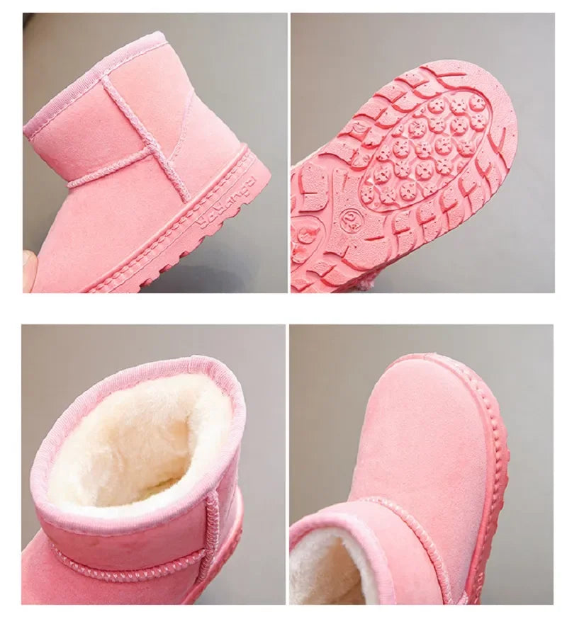 Kinder Schneeboots – Warme Stiefel aus Baumwolle für Mädchen und Jungen