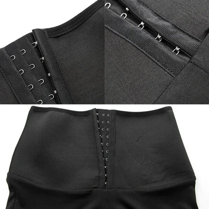 Sauna-Shorts mit Thermo-Effekt – fördern das Schwitzen, formen Taille und Hüfte, ideal für Fitness und gezieltes Abnehmen.