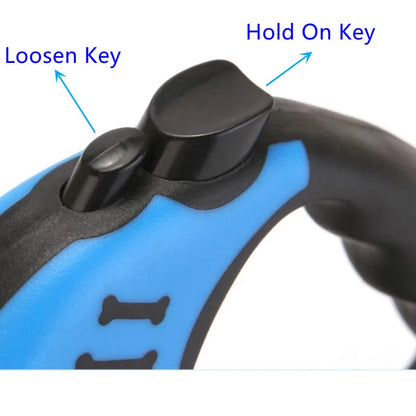 Automatische Hundeleine – Flexibele, einziehbare Leine in 3m & 5m für kleine, mittlere und große Hunde