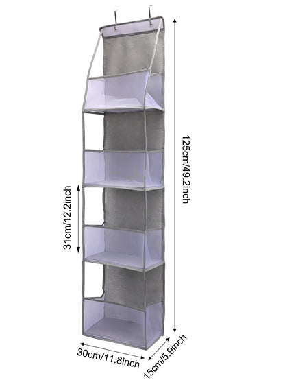 Türhängender Organizer mit 4/6 Fächern – ideal zur Aufbewahrung von Kosmetik, Accessoires oder Kleinteilen in Bad, Schlafzimmer oder Flur.