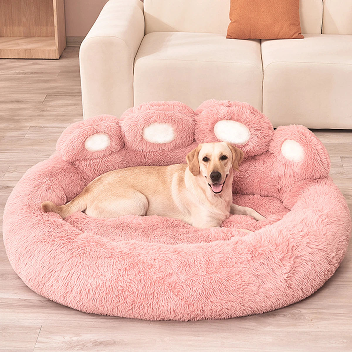 Kuscheliges Haustierbett – Weiches Bett mit Decke für Hunde und Katzen in verschiedenen Größen