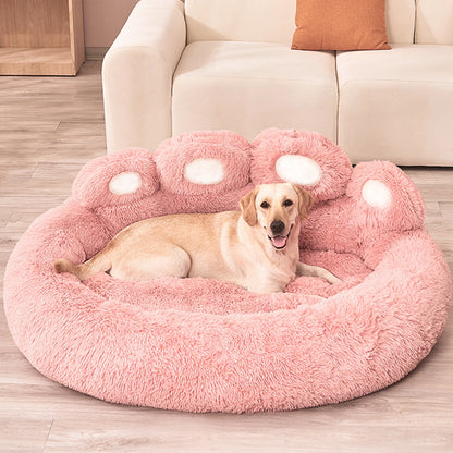 Kuscheliges Haustierbett – Weiches Bett mit Decke für Hunde und Katzen in verschiedenen Größen