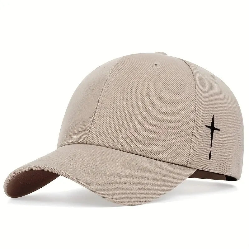 Luftige Baseball Cap mit Stickerei und Gesichtsfreiheit