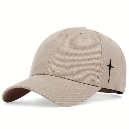 Luftige Baseball Cap mit Stickerei und Gesichtsfreiheit