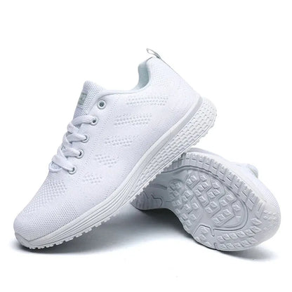 Modische Damen-Sneaker aus atmungsaktivem Mesh – leicht, bequem und ideal für Alltag, Spaziergänge oder Freizeitlooks.