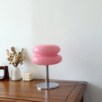 Macaron-Glas-Tischlampe mit dreifacher Dimmung – stimmungsvolles Design