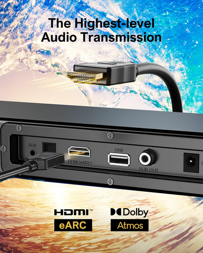 2.1 Soundbar mit Subwoofer & Dolby Atmos für TV & Heimkino