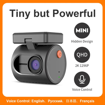 KAWA MINI 3 Dashcam mit 2K-Auflösung, Nachtsicht, Sprachsteuerung & WLAN – kompakt, smart und ideal für sicheres Fahren.