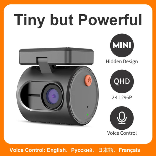 KAWA MINI 3 Dashcam mit 2K-Auflösung, Nachtsicht, Sprachsteuerung & WLAN – kompakt, smart und ideal für sicheres Fahren.