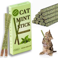 6er-Set natürliche Matatabi-Sticks mit Katzenminze – ideal zum Kauen, Zahnpflege und spielerischen Verwöhnen deiner Katze.