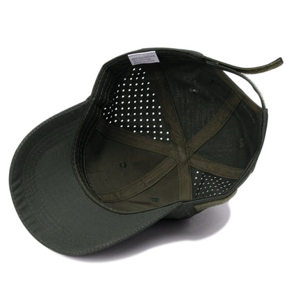 Atmungsaktive Camouflage-Basecap für Herren – mit Sonnenschutz, ideal für Outdoor-Aktivitäten wie Wandern, Angeln, Camping oder Sport.