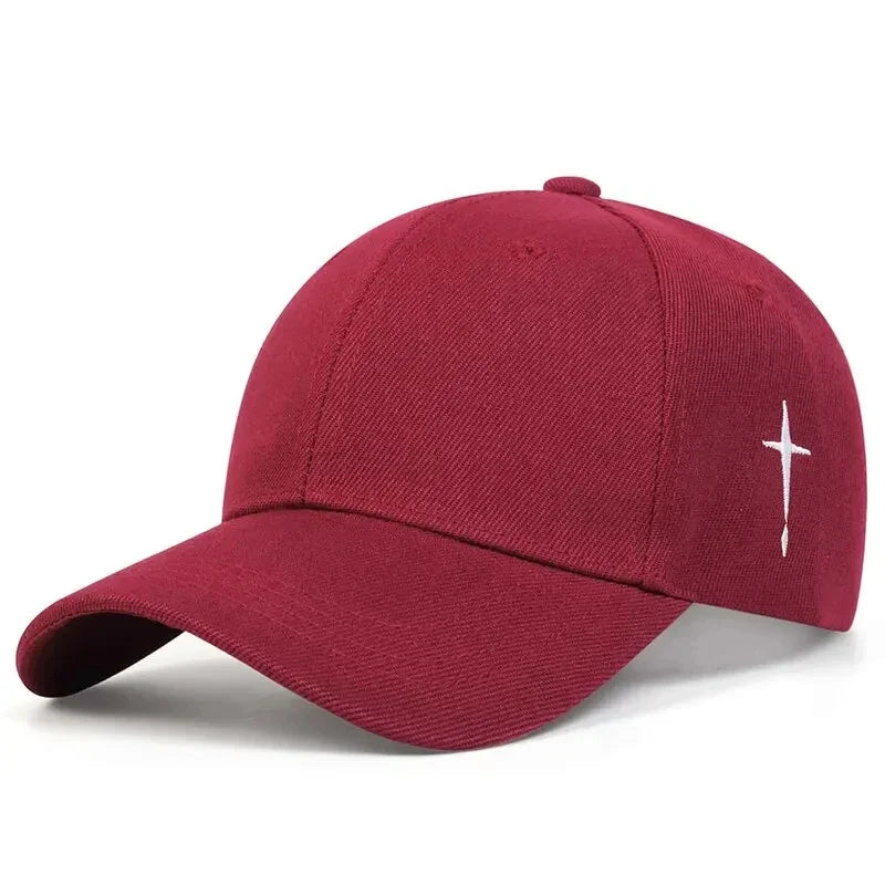 Luftige Baseball Cap mit Stickerei und Gesichtsfreiheit
