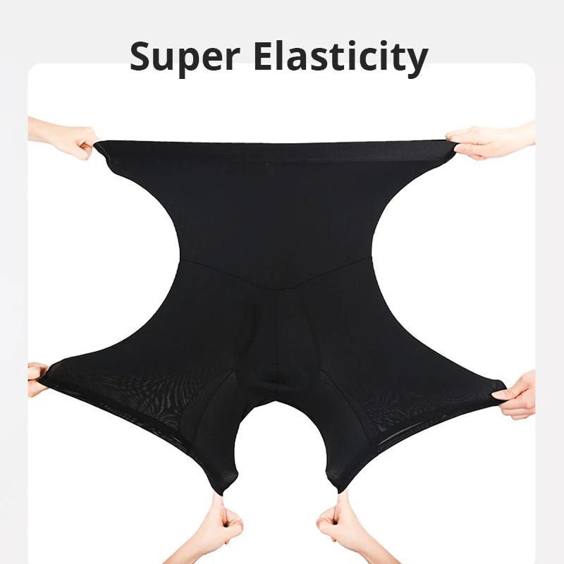 Hochtaillierte Kompressions-Shorts für Männer – formt Bauch und Taille, stützend und ideal für eine schlanke Silhouette im Alltag.